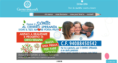Desktop Screenshot of centrosperanza.it
